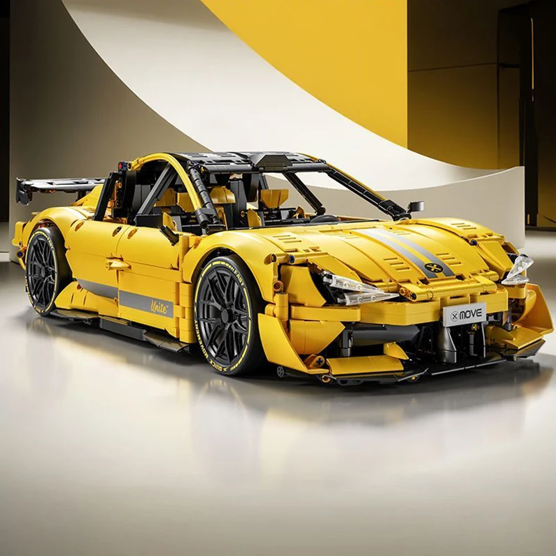 2200 STKS Racewagen Bouwstenen Set, Super Sport Model Kit, Collectible Voertuig Montage Speelgoed voor Kinderen Volwassenen, Gift Jongen Meisje