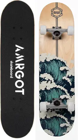 Skateboards Voor Beginners 31*8 Inch Complete Skateboards Voor Kidsboysgirls En Adults7 Layer Ahorn Wooddouble Kick Deck Concave