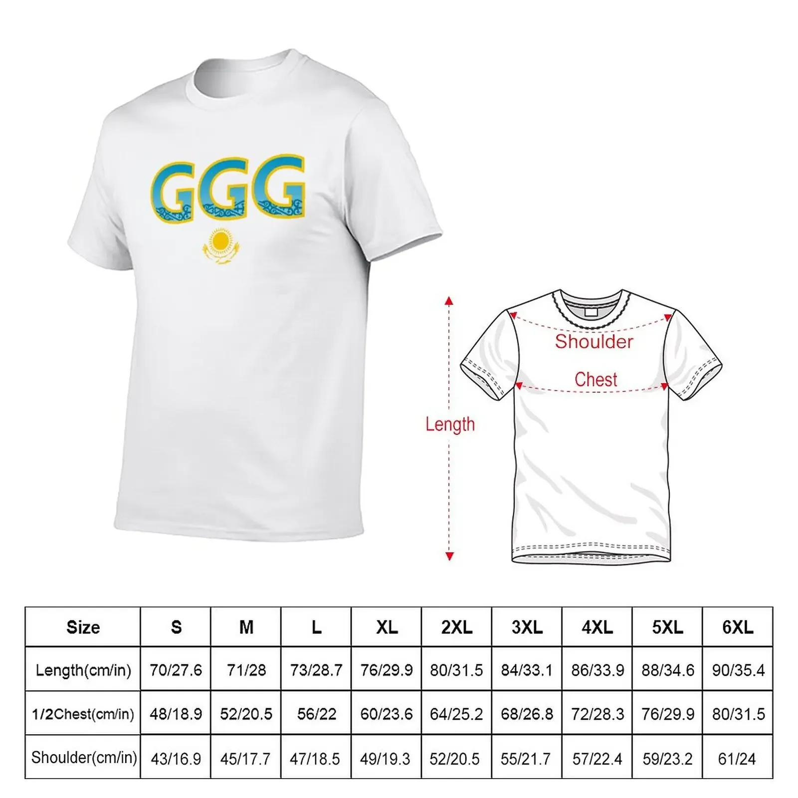 GGG Gennady Golovkin T-Shirt black t shirt Short sleeve mens t shirts