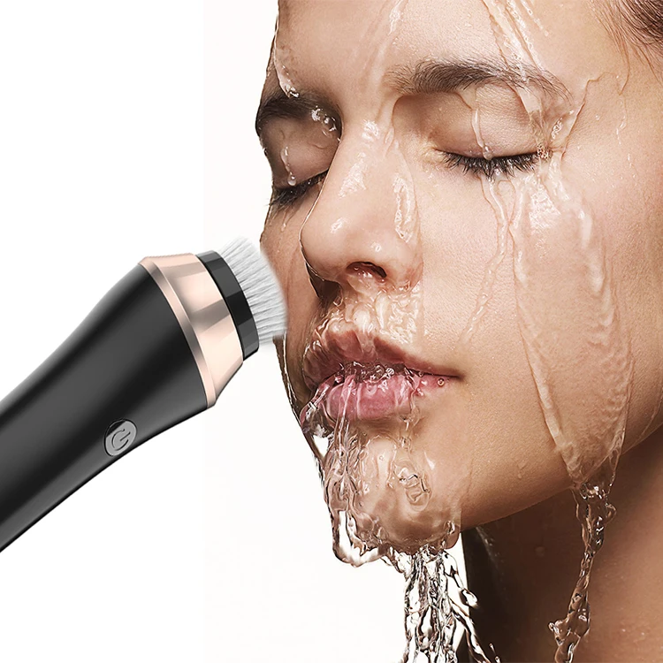 منظف الوجه الكهربائي لإزالة الرؤوس السوداء للمسام وتقشير البشرة يدور 360 درجة