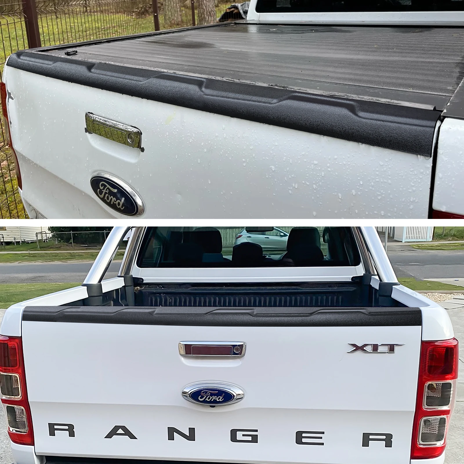 Tail Gate Protector Rear Spoiler Tailgate Cover Guard for Ford Ranger 2012-2022 T6 T7 T8 Wildtrak XLT XLS XL 4x4 Car Styling - Image 3