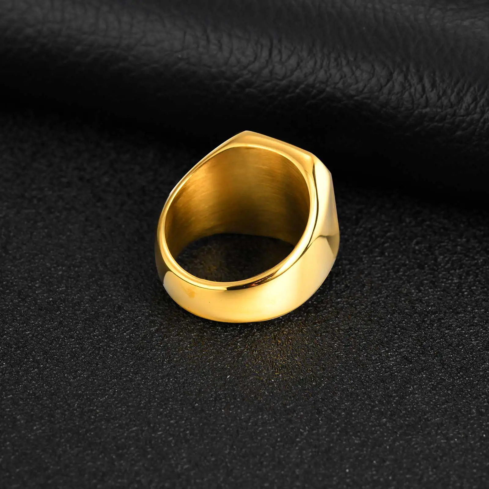 مخصص الطائر هوك النسر الدائري كول الشرير الرجال الحيوان الجناح موضة النسر الطوطم خواتم مجوهرات الراحة صديقها هدايا عيد الحب #3