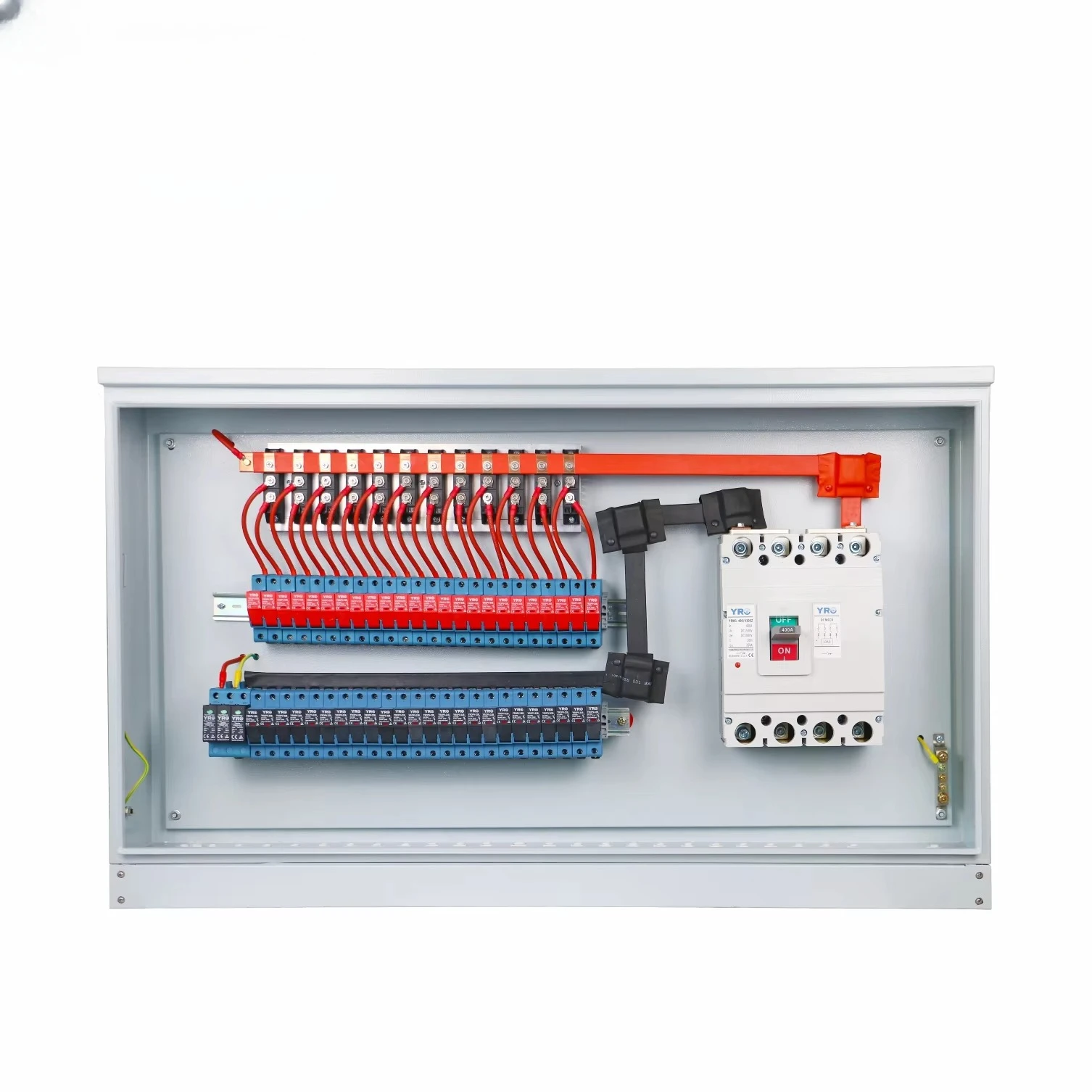 Ip65 Steel Enclosure PV Combiner Box 24 String for Solar Panel Solar Dc Combiner Box