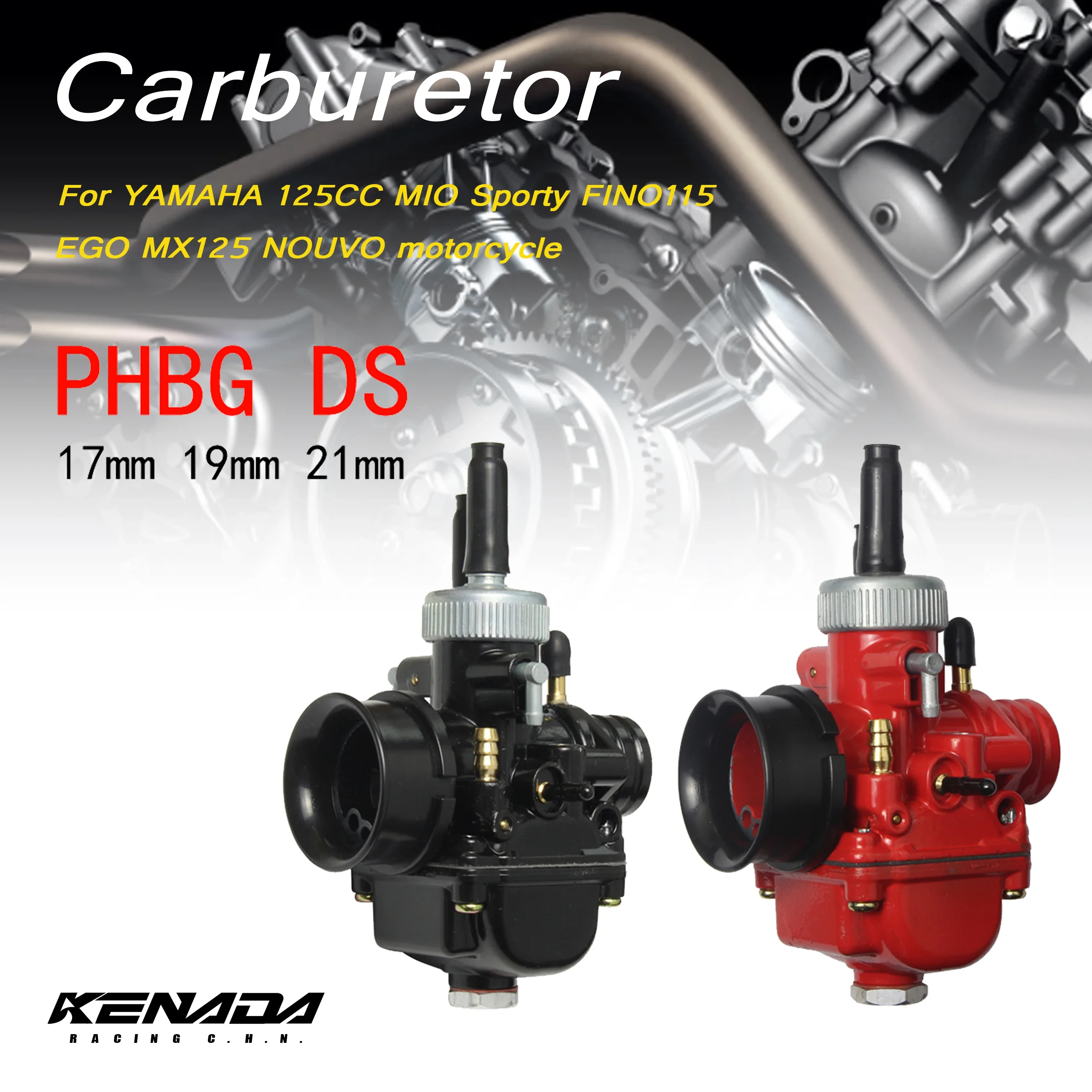 

Phbg carburetor 17/19/21mm ds 17mm 19mm 21mm Carb For jog50 jog90 bws100 rg50 DIO50-9