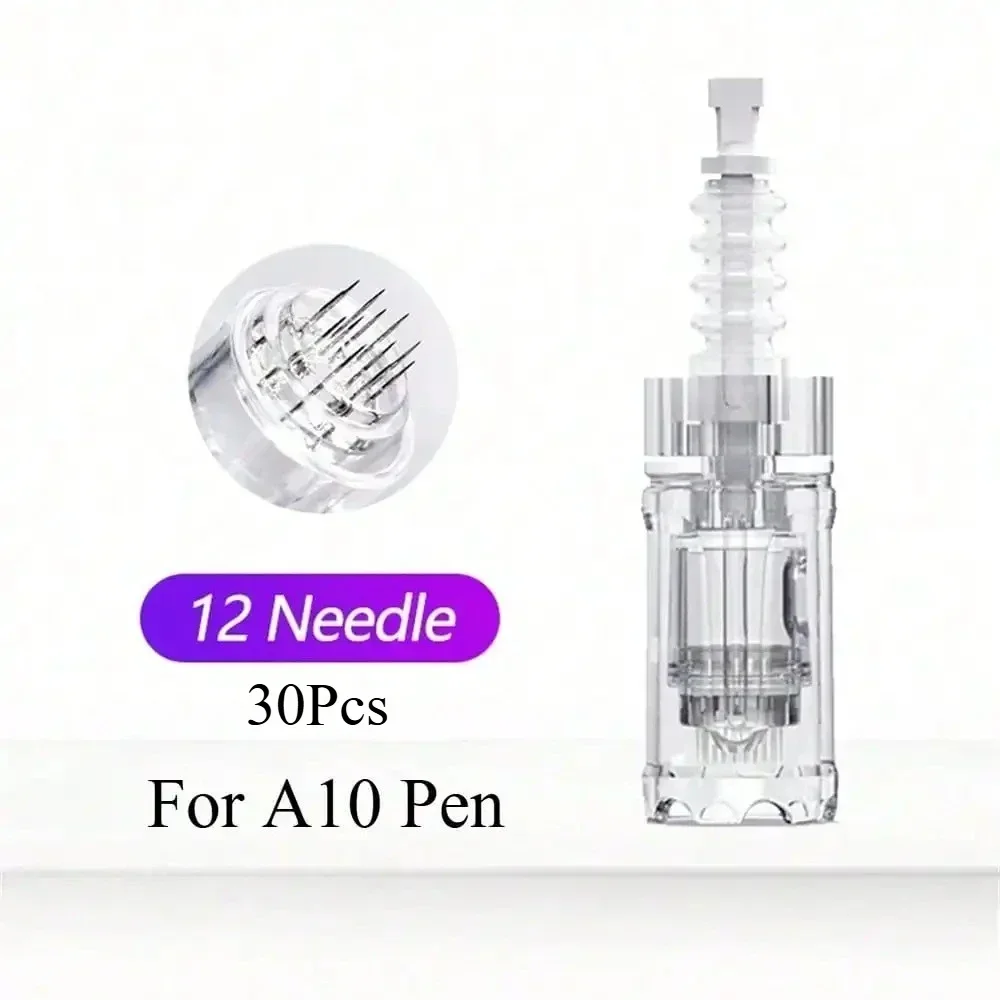30 Stück 12/24/36/42 Nadeln Runde Nano-Nadel-Kartuschen, Nadellänge 0,25 mm, Ersatz für Microneedling-Pen zur Hautpflege für Dr. Pen A10 – Detail 12