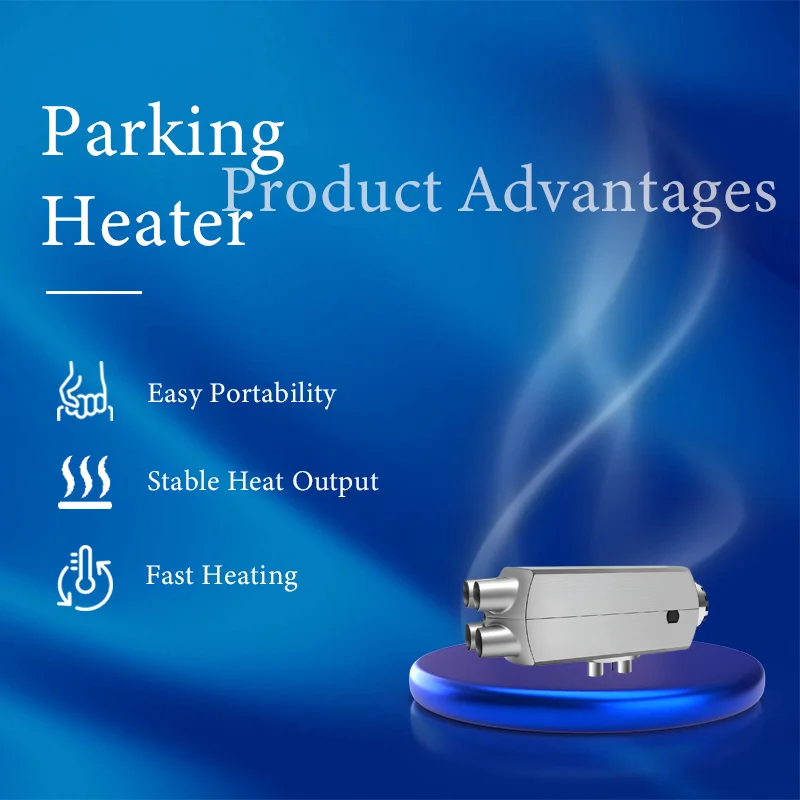 Calentador de Aire para Estacionamiento NOKE FJH-5, Carcasa de Aleación de Aluminio de 4 Orificios, 12V/24V
