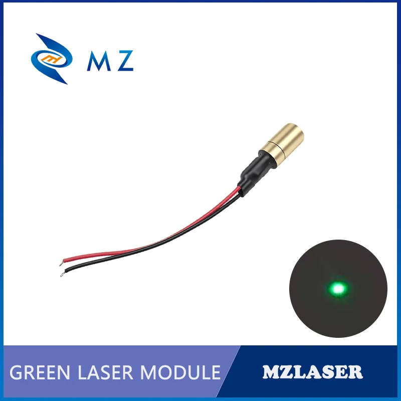 Economical Mini Compact Green Dot Laser Module 520nm D6mm 0.5mW 1mW 5mW 3V Practical Industrial Grade for Woodworking Parts