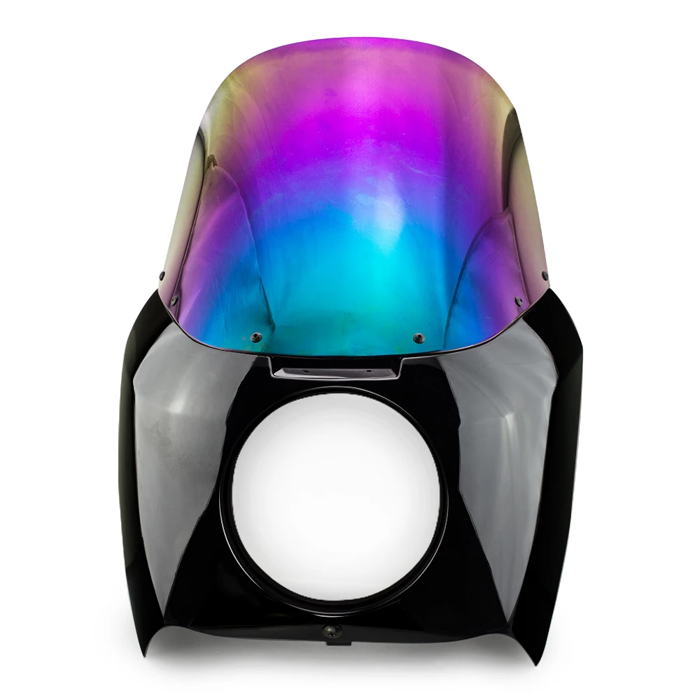 

Motorcycle Front Dyna Iridescent Headlight Fairing Windshield For Harley Headlight Fairing Dyna Super Glide T-Sport 2001-2005