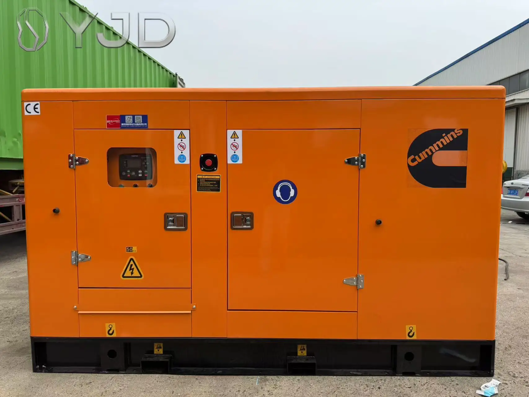 Control 230V/110V/380V Natural Gas Generator Silent Type Gas Generator Set