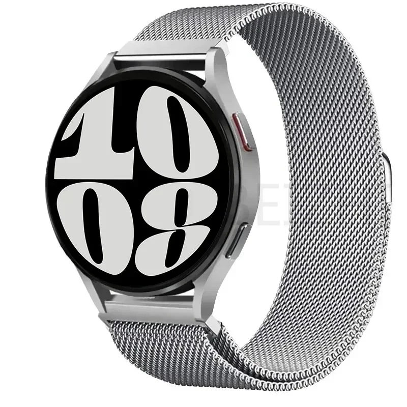 22 mm 20 mm Milanese-Loop-Armband für Samsung Galaxy Watch 7 6 5 4 44 mm 40 mm magnetisches Metallarmband Galaxy Watch 4/6 Classic-Armband