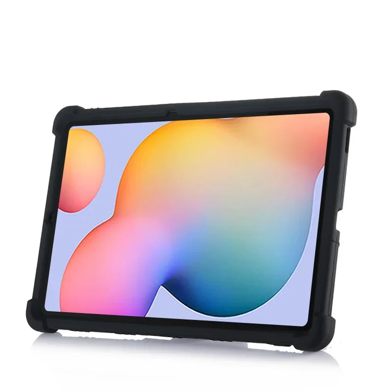 For Galaxy Tab S6 Lite 2024 Case Tablet Shockproof Cover Teclast SM-P620 SM-P625 Tablet Kids Silicon Stand Protective Shell Soft