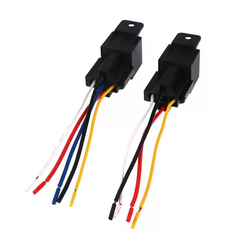 12V 24V 36V 48V 60V 72V 40A Automotive Relay 4Pin 5Pin, Heavy Duty with Socket for Truck Car Van Moto Boat