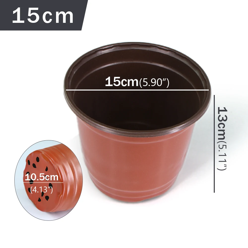 Lot De 100 Pots De Fleurs En Plastique Blanc 9 Cm - Idéal Pour Succulentes, Légumes Et Boutures