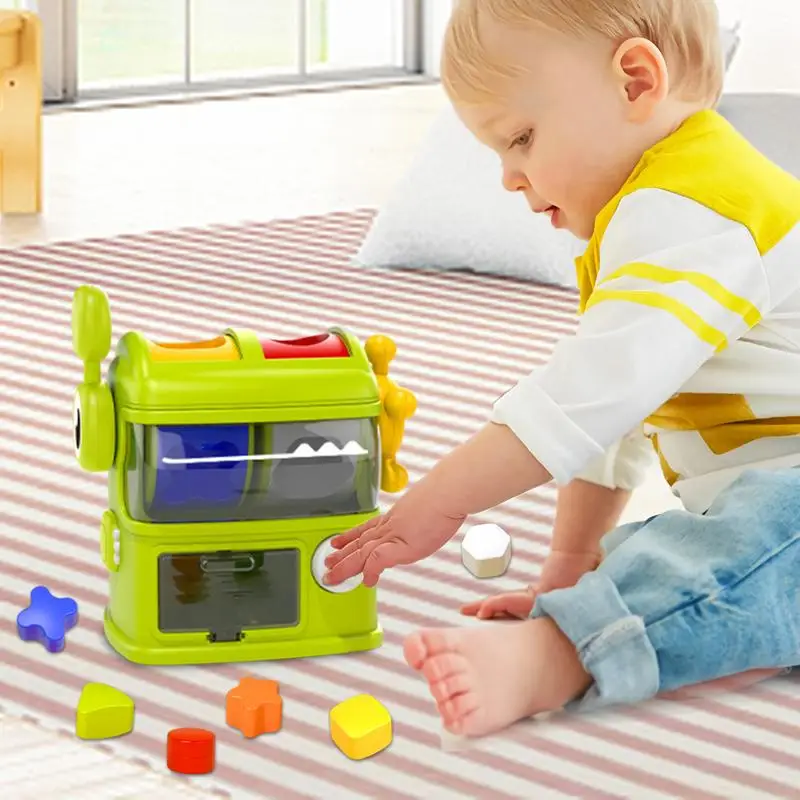 

Baby Shape Sorter Game Machine Activity Montessori Learning Developmental Travel Learning Fine Motor Skill Toys For Kids