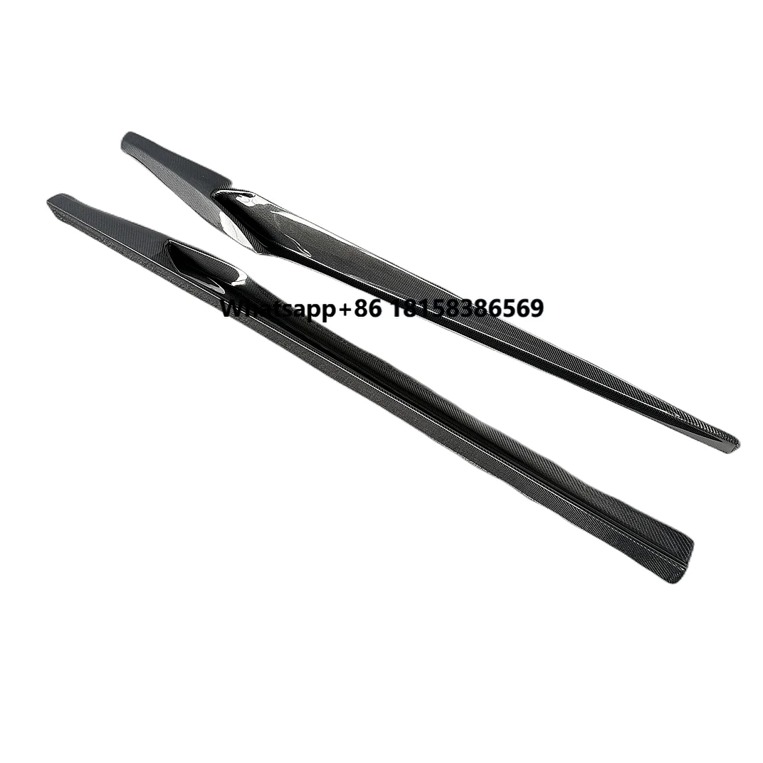 

High-Quality Car Styling Auto Modified Accessories OEM Style Dry Carbon Fiber Side Skirts for Ferrary 488 GTB
