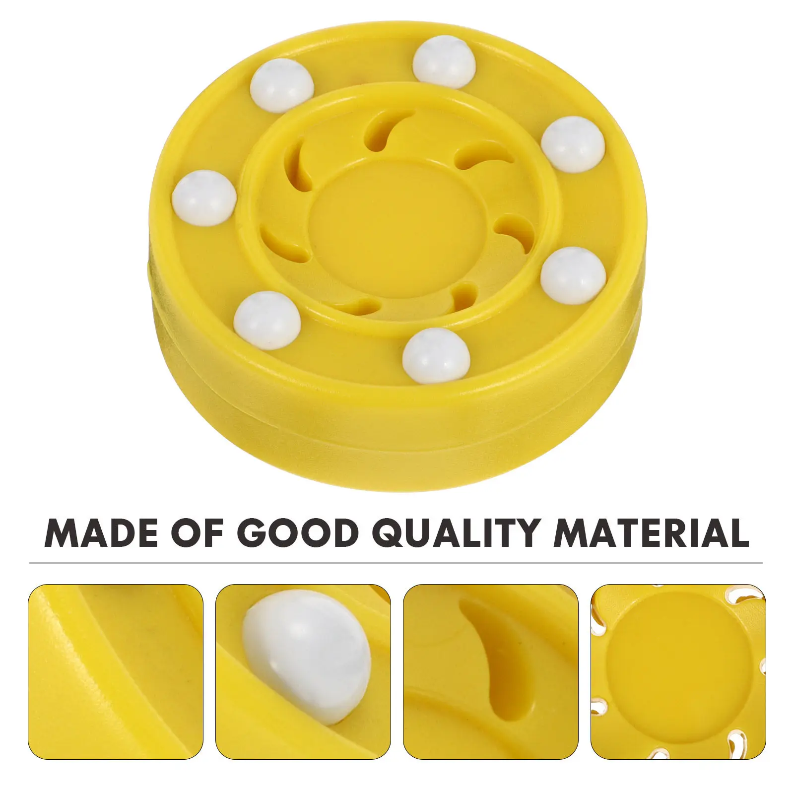 

1Pcs Professional Hockey Puck Roller Hockey Game Puck Specially Designed for Speed Stability Shockproof Core on