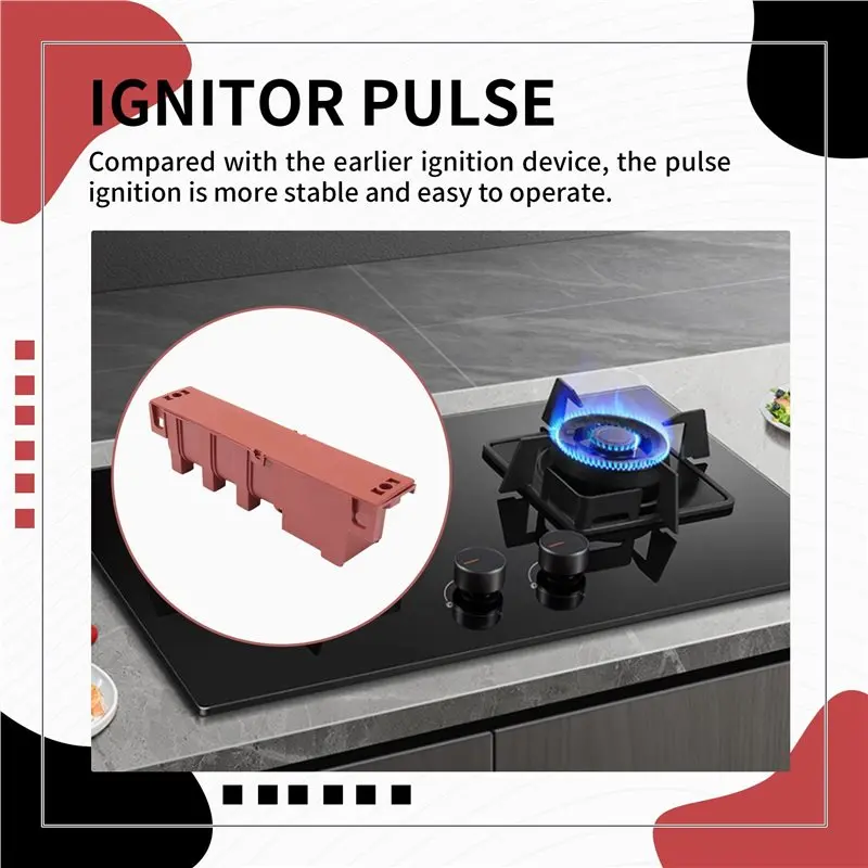 TAIGH-110V Gas Stove Ac Pulse Igniter With Six Terminals Gas Water Heater Parts Igniter For Cooktop Range