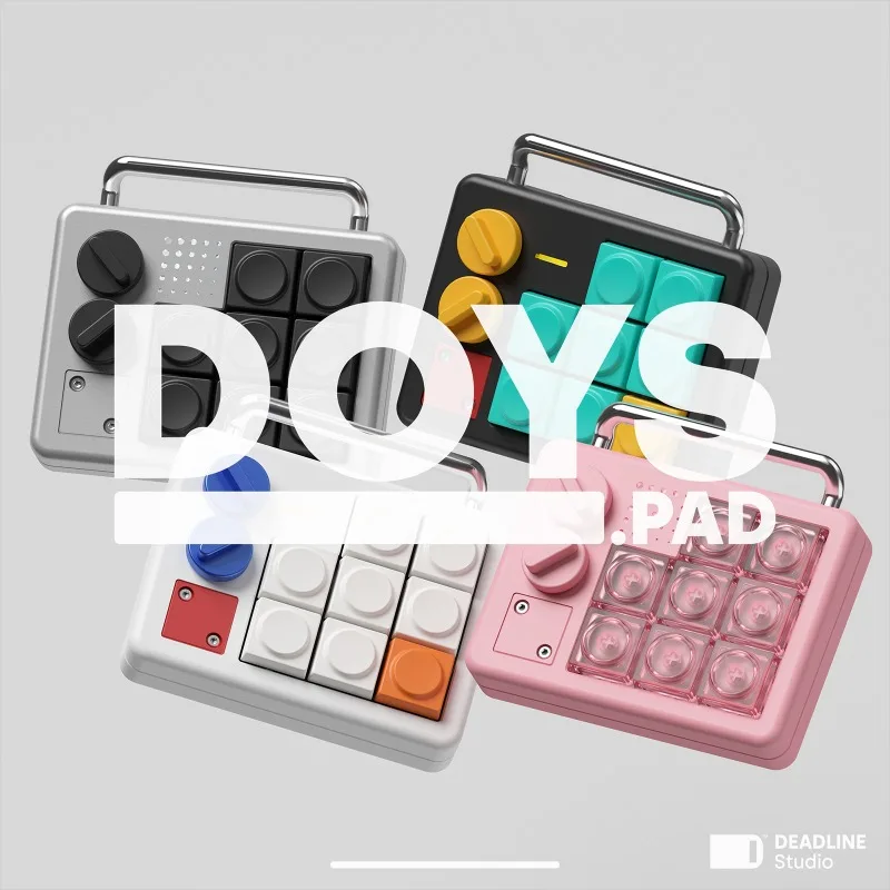

DEADLINE DoysPad toy box mechanical keyboard kit customized wireless dual-mode Bluetooth keyboard accessories Gift