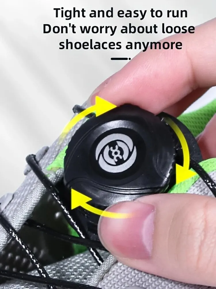 1pair Adjustable Automatic Buckle Rope Universal Kids/Adult Quick Stretching Lock Lazy Laces Sneaker No Tie ShoeLaces Shoe