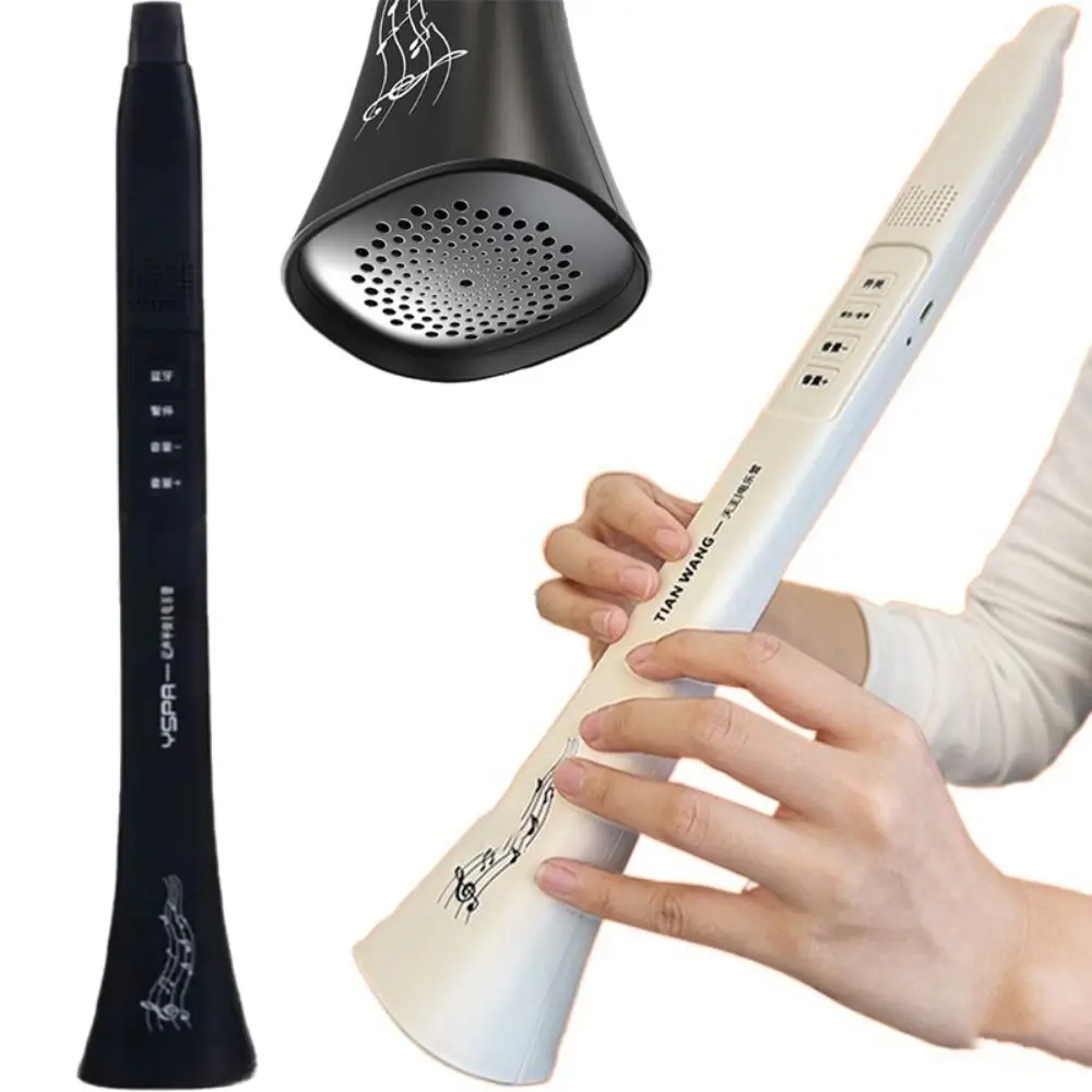 Portable Electric Music Tube Multiple Tone High-power Speaker Electric Blowpipe Bluetooth Connection USB Rechargeable