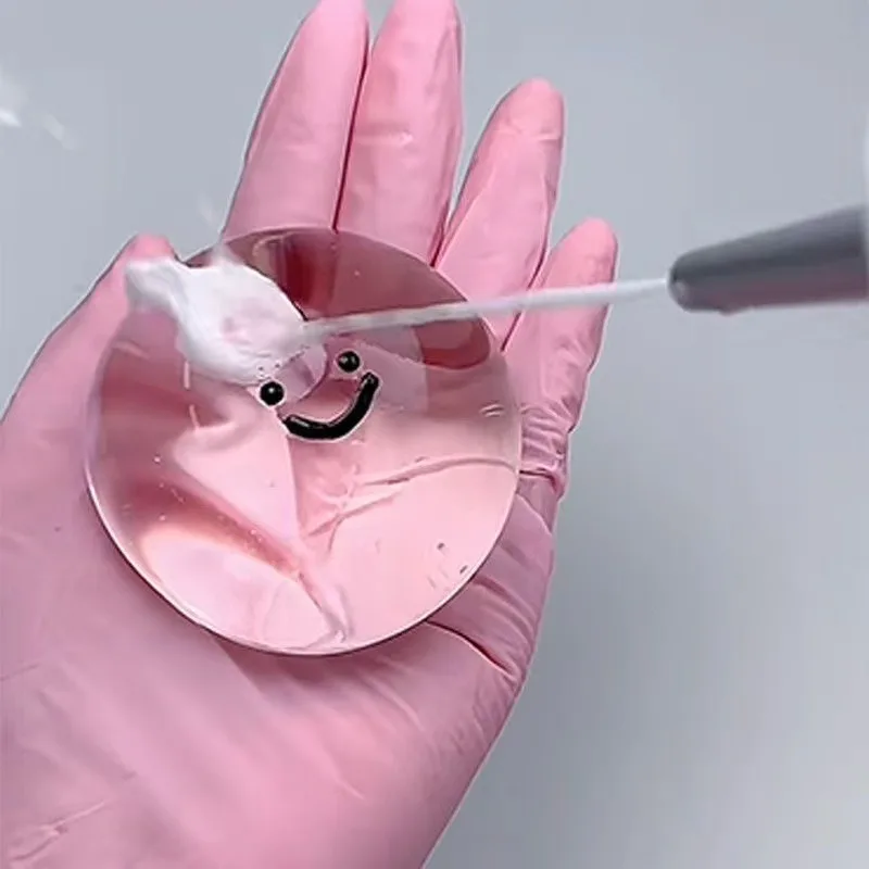 Pelotas para aliviar el estrés, pelota antiestrés de 5 Cm, juguete para apretar, juguetes blandos, bola de burbujas hinchable transparente de cristal, juguetes para aliviar el estrés