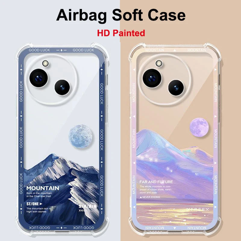 For Sharp Aquos R9 Phone Case For Sharp Aquos R8Pro Transparent All-inclusive TPU Silicone Soft Protective For Aquos Sense 7 6