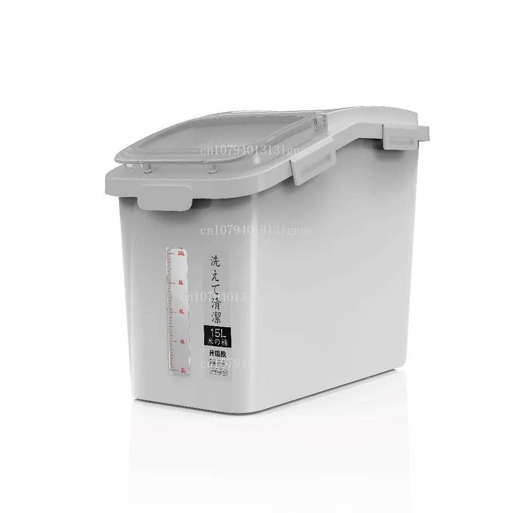 25L Wholesale Large Capacity Price BPA-Free Plastic Pet Cat Dog Food Container Rice Storage Box