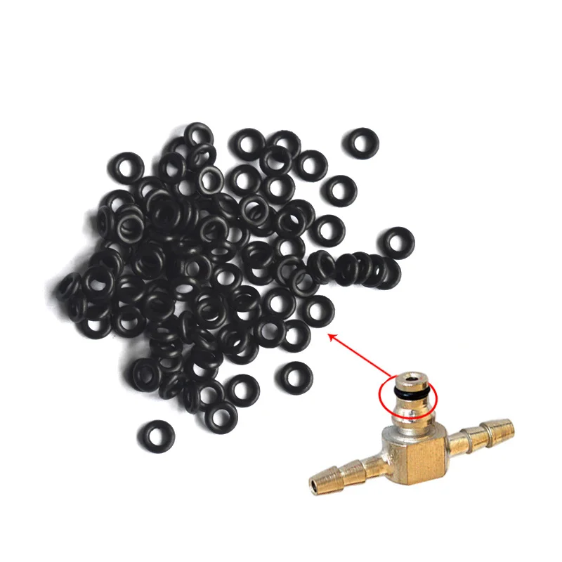 50pcs/set Common Rail Return Oil Backflow Pipe Connector Small o-ring oring for Bosch 110 serie injectors