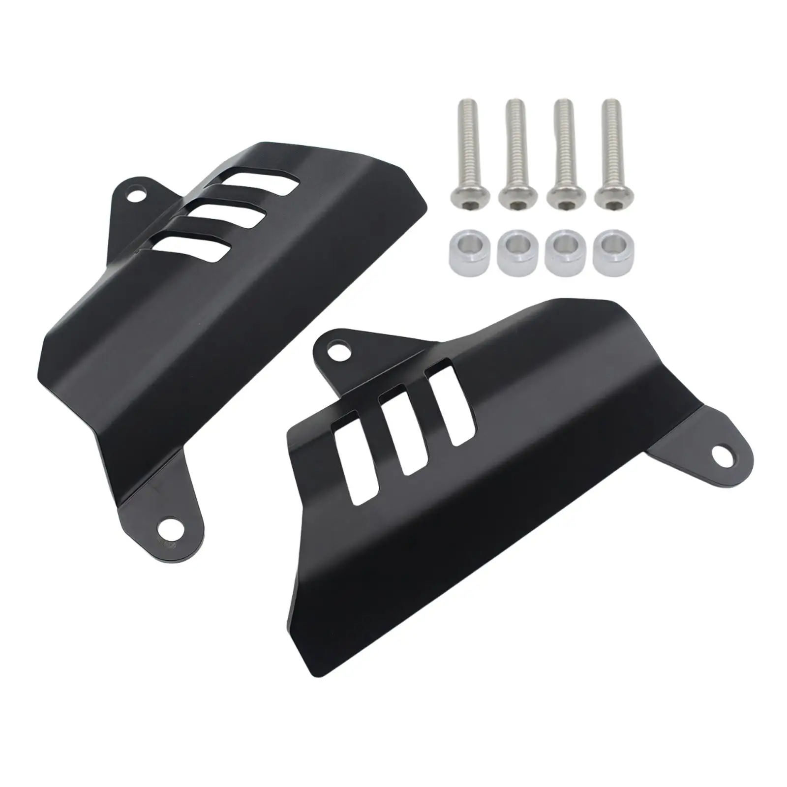 

Front Fork Guards Protectors, Fork Slider Cover Set, Black Protection Covers Accessories for Adv 350