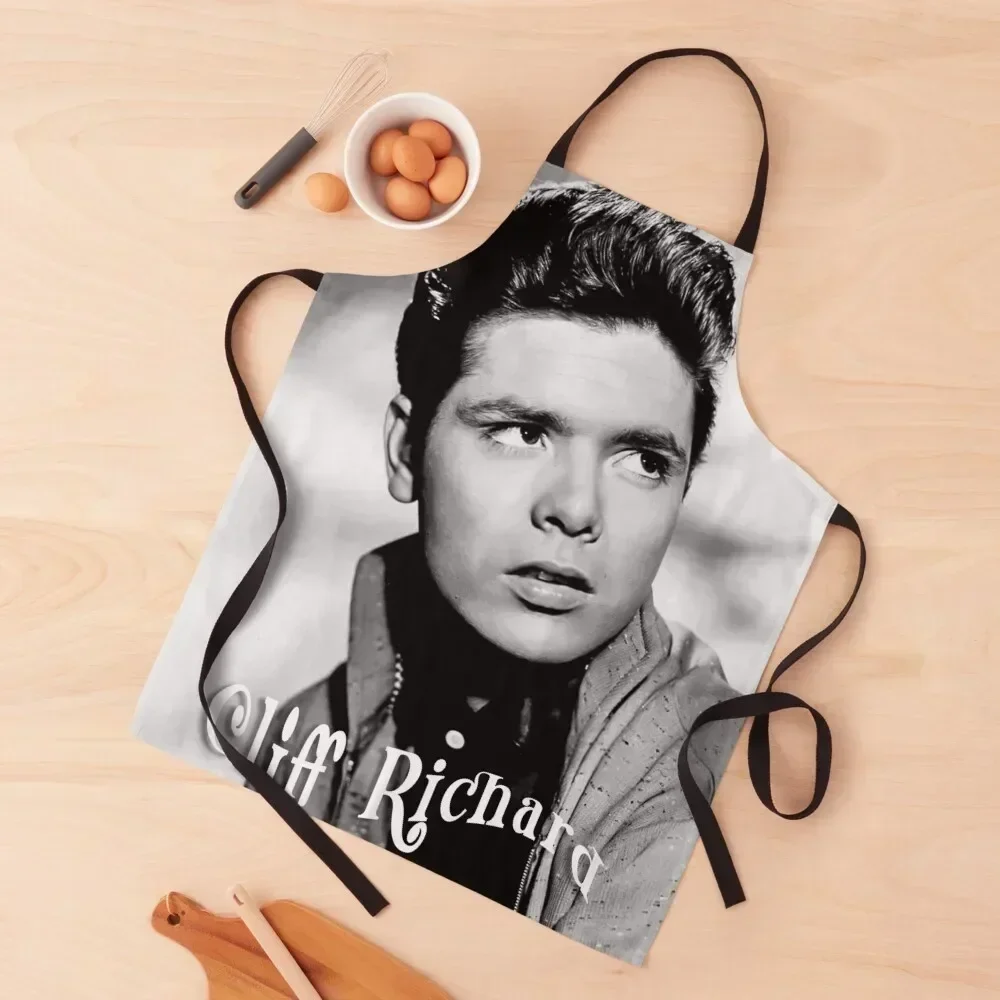 

Cliff Richard Apron House Things For Home And Kitchen Kitchen Kawaii Accessories japanese woman For Nail Stylist Apron