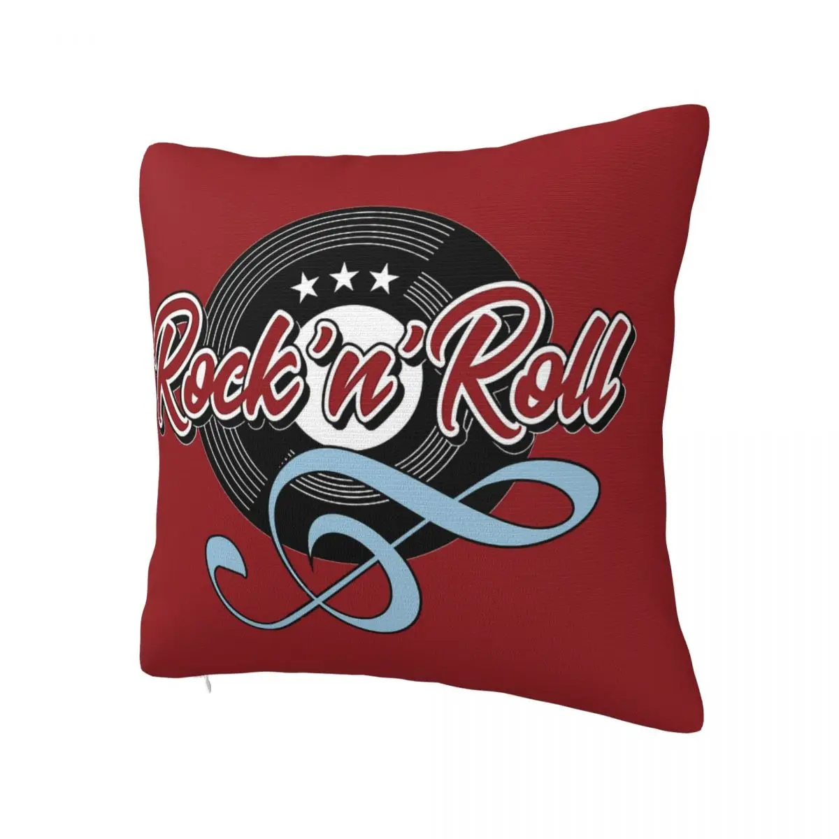 50s Rockabilly Vintage Rock And Roll Music Sock Hop Party Polyester Cushion Cover Music Art For Livingroom Coussincase