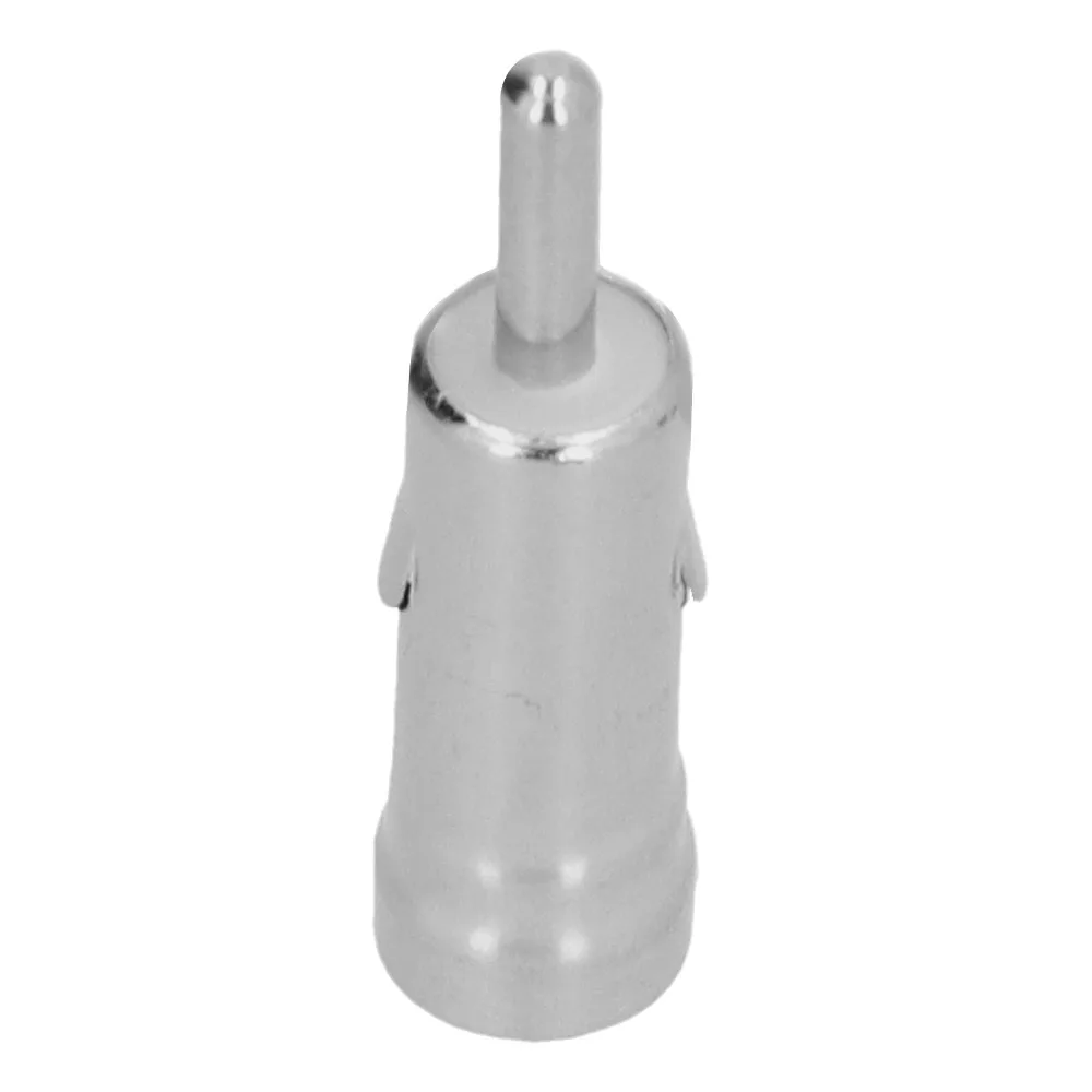 Metal Antenna Adapter Silver Universal ISO to Din Adapter for Volkswagen / Ford / Chevrolet / Nissan / Peugeot