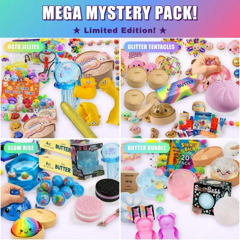 Stress Relief Squishy Mystery Box Single Fun Simple Design Soft Squeeze Lovely Surprise Daily Play Toy