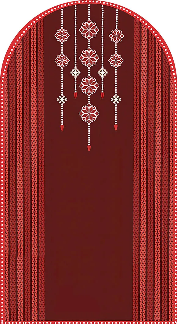 Mehofond Red Bohemian Style Arched Backdrop Cover Double-sided Cover for Kids Teens Adults Flower Chiara Background Photo Studio