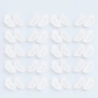100Pcs Fine Workmanship Clear PVC Baby Feet Molds for Kids Shoes Display Stands Socks Filler Toddler Foot Shape Retainer