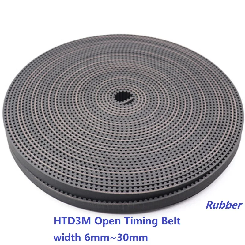 HTD3M Neoprene Rubber Synchronous Open Belt 3M Timing Transmission Belt for CO2 Laser Engraving Cutting Machine 3D Printer