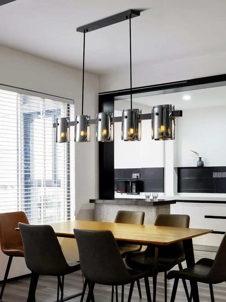 European simple modern creativity restaurant light dining room bar net celebrity bedroom bedside glass small hanging lamps