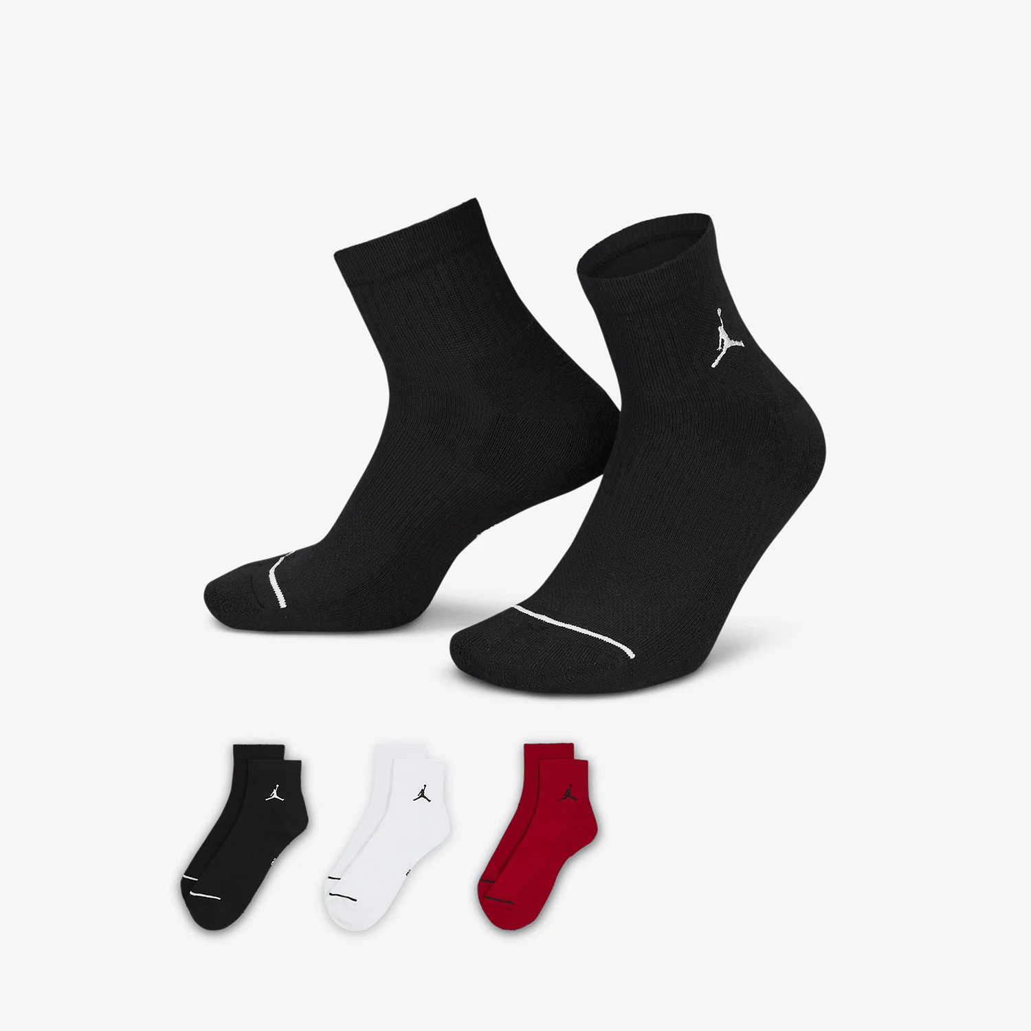 

Nike Authentic JORDAN Men's Women's Same Style Fashion Sports Socks Three Pairs Set DX9655-902