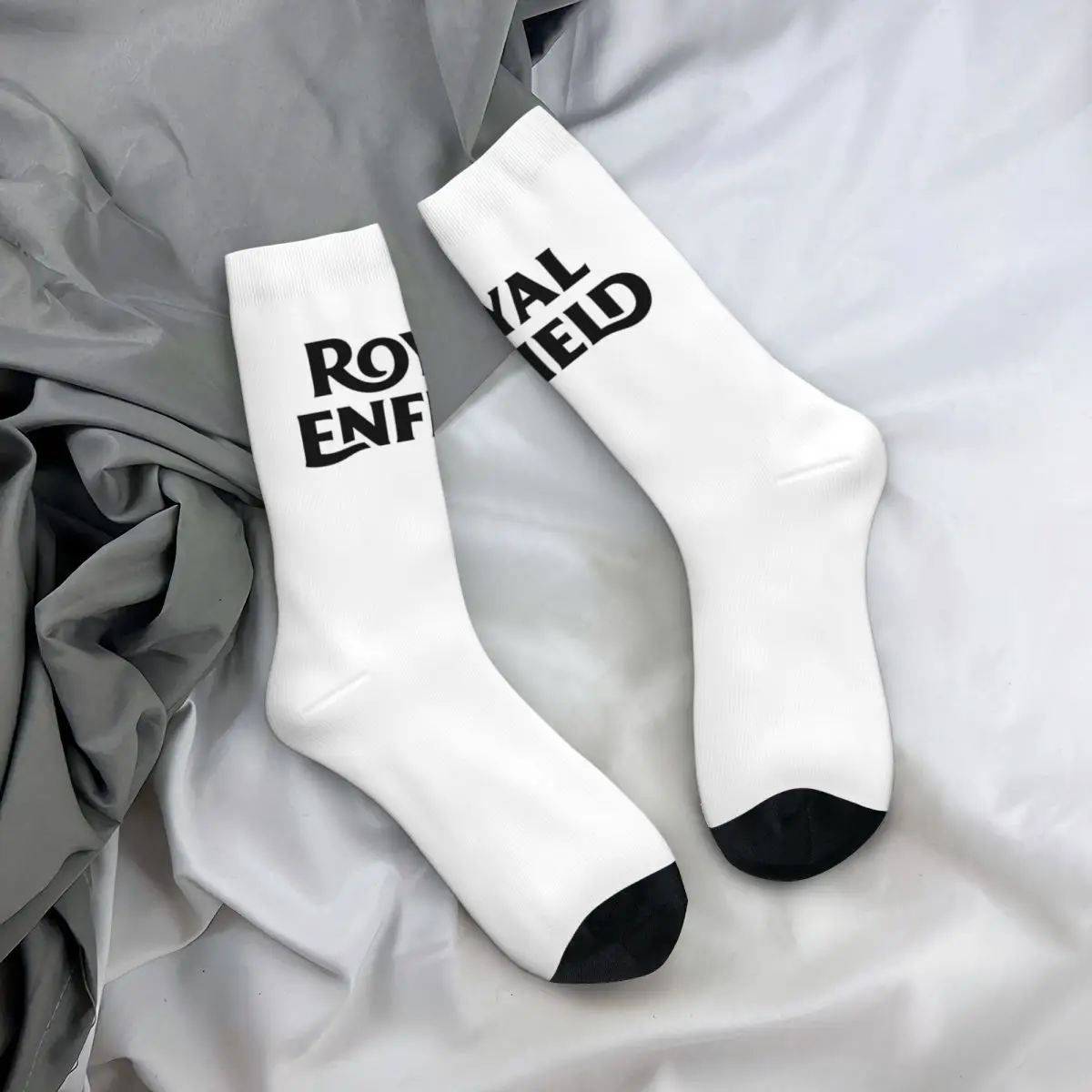 Royals Enfields Socks Autumn logo Stockings Korean Adults Men Soft Socks Graphic Outdoor Sports Anti Sweat Socks