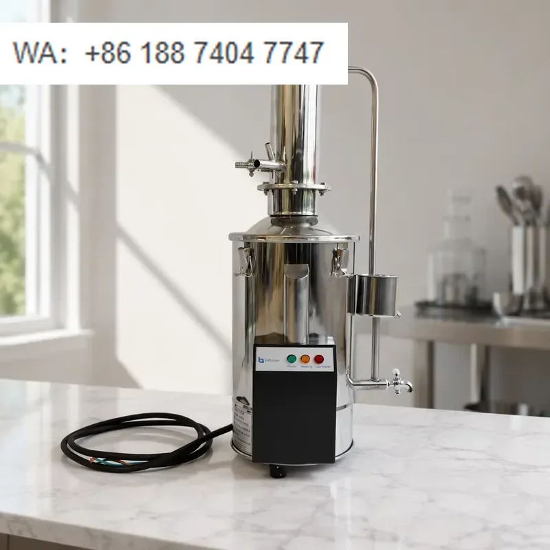 for  High Quality Laboratory Stainless Steel 5L 10L Automatic Water Distiller Model LWD-5Z Single Distillation OEM