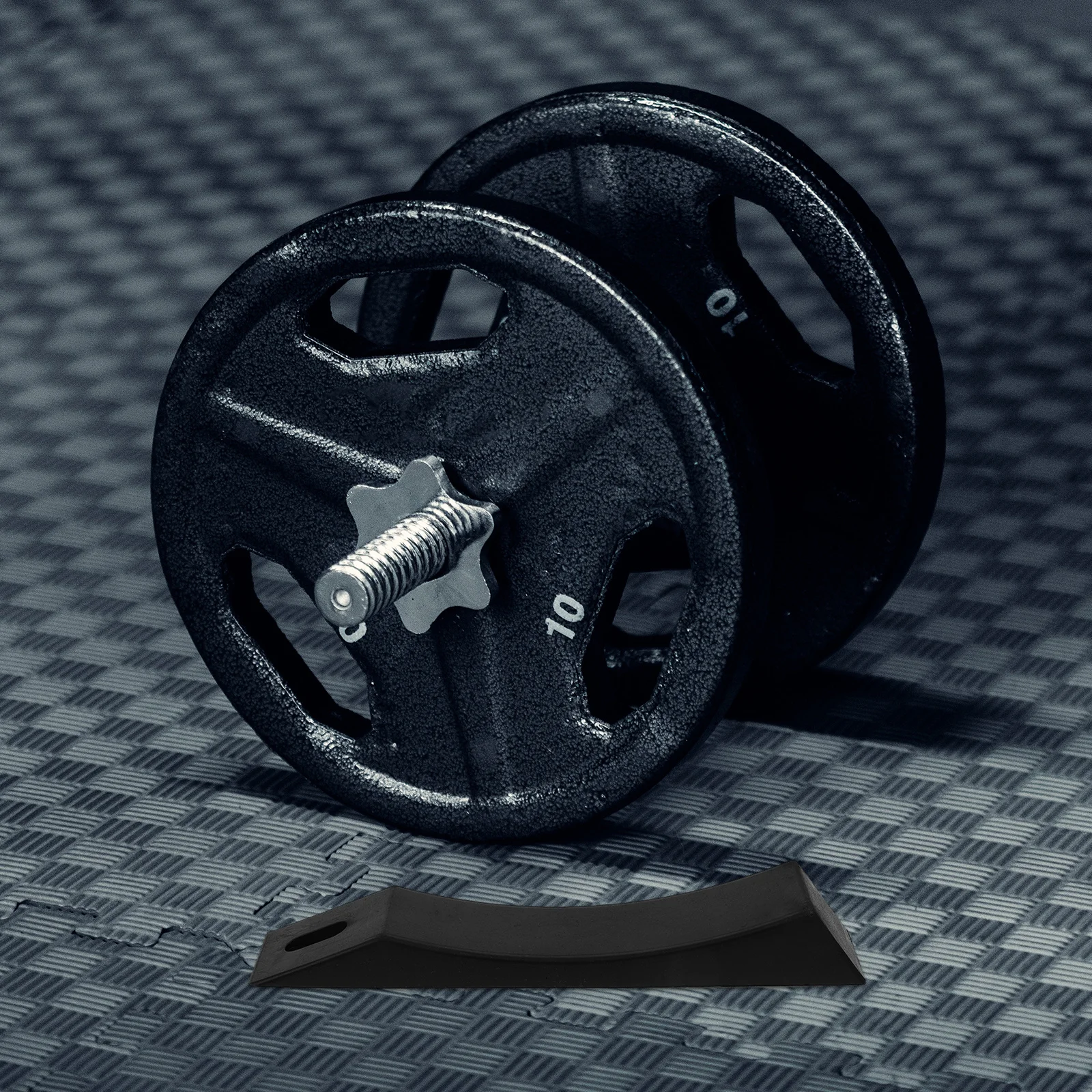 1 قطعة لوحة الحديد سيليكون وسادة حماية الرفعة المميتة وسادة عالية المرونة تحمل معدات التدريب