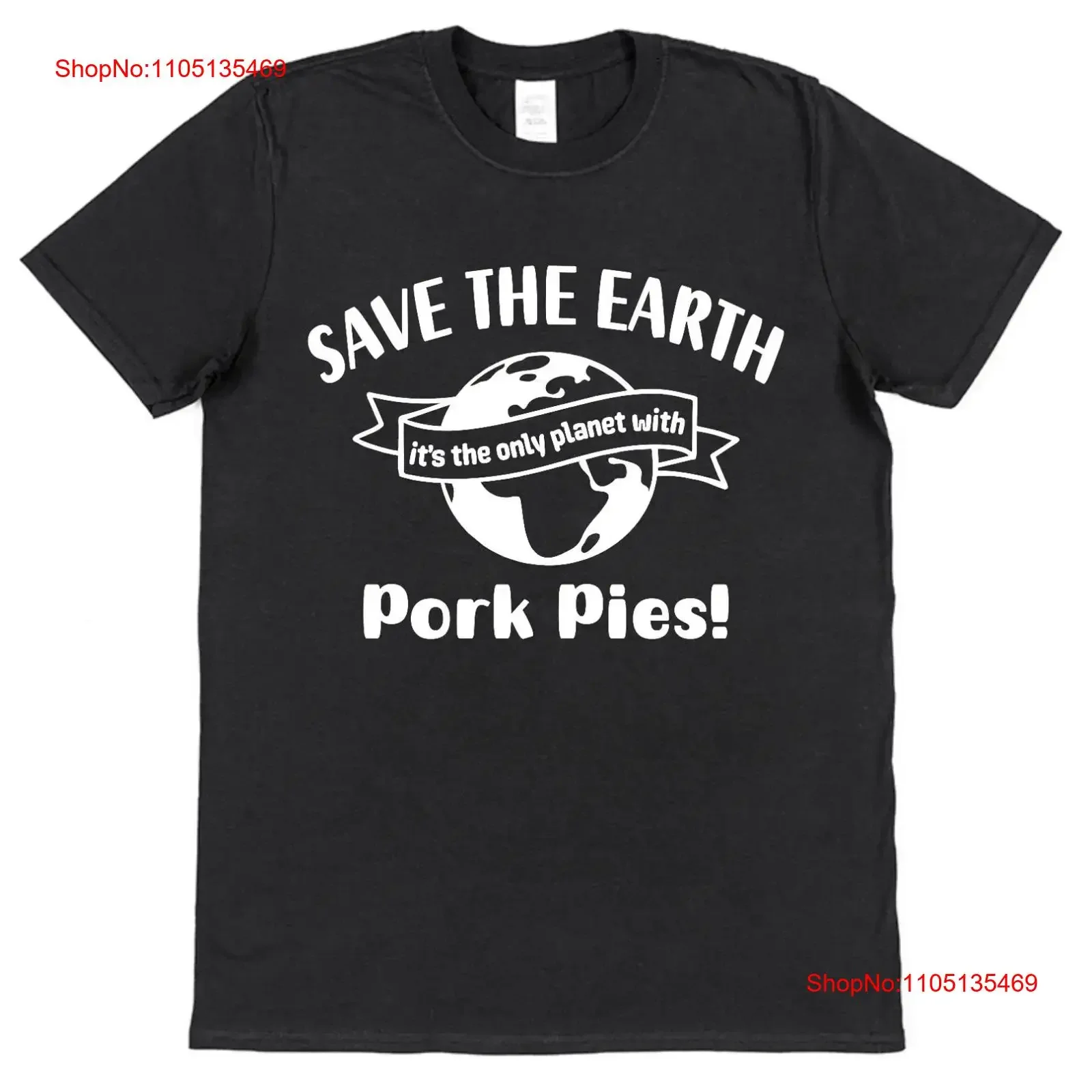 

Футболка со свиным пирогом Save The Earth Slogan English Meat Lover Dinner UK Foodie vintage Washed homme Top для повседневной носки