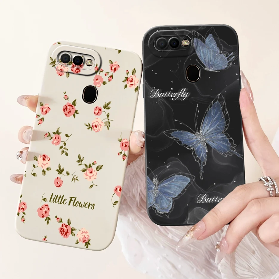 For Oppo A5s AX5s Case Oppo A12 New Fashion Candy Cover Soft Silicone Phone Case For Oppo A7 AX7 A12 OppoA5s OppoA12 Bags Bumper