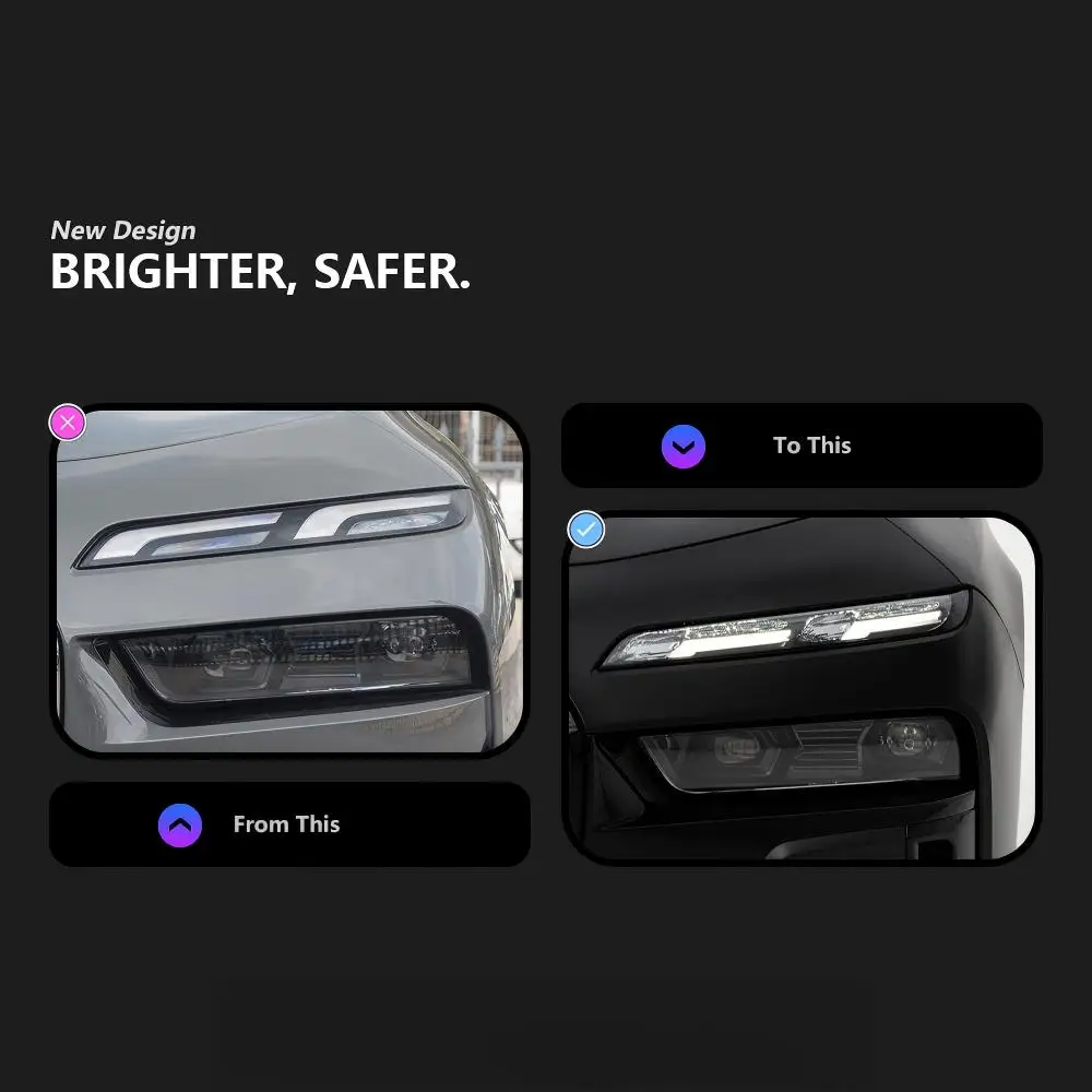 2017-2024 for BMW 7 Series G70 Original High Quality Crystal Diamond H7 Lights Daytime Running Fog Lights for 730