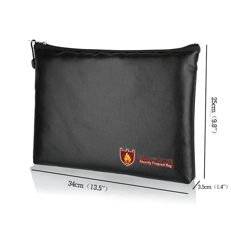 Fireproof Waterproof Money Safe Cash Box Secret Document Bag Pouch Case AU Precious Bills Safe Storage Bag