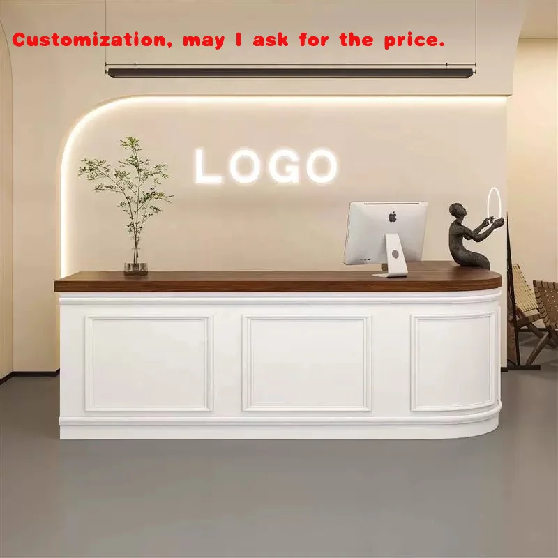 

custom.French Luxury Cashier Counter bar Counter Beauty Salons Nail Salons Hair Salons and Barbershops Reception Desk Custom