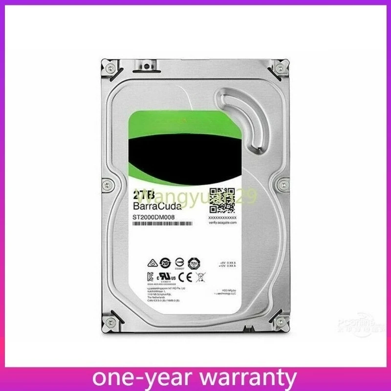 New ST2000DM008  Barracuda 2TB 256 MB Cache SATA 3.5