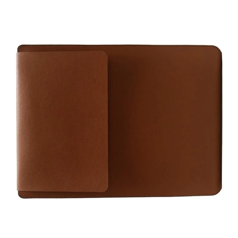 J78A Thickened PU Leather Laptop Carry Bag Storage Outdoor Travel Storage