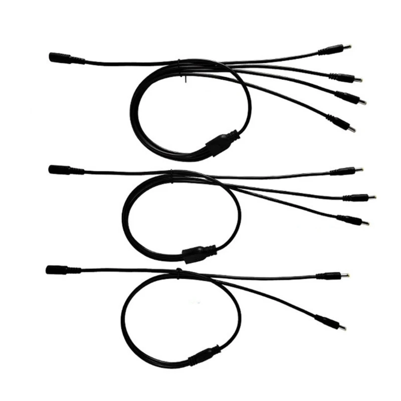 1/2/3/4 way DC кабель адаптера питания 4,0 мм x 1,7 мм 1 Женский на 1 2 3 4 фоторазъем удлинитель для видеонаблюдения