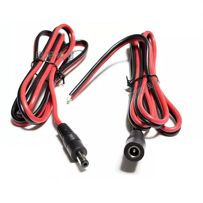 DC5.5*2.1MM 5.5*2.5MM Male Female Hight Power DC power Cord Single Plug 14AWG 16A 190W Huge Current All Copper  Power Cord 0.3m